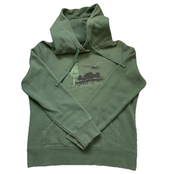 The North Face Tops - THE NORTH FACE | Green Hoodie Medium